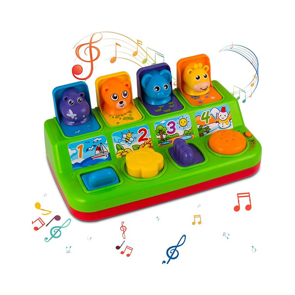 Interactive Pop Up Animals Toy with Music